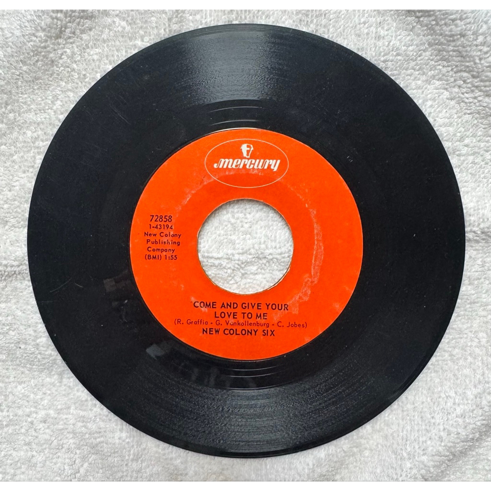 1968 mercury Records 45 RPM The New Colony Six “Things I'd Like To Say”